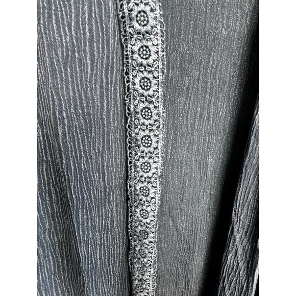 NWT Easel Kimono Duster Cardigan Open Front Boho Festival Jacket (Belt Missing) - Picture 4 of 5